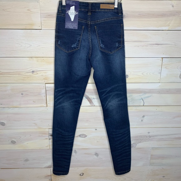 Blue Age Curve Control Dark Blue Skinny Jeans - Picture 9 of 11